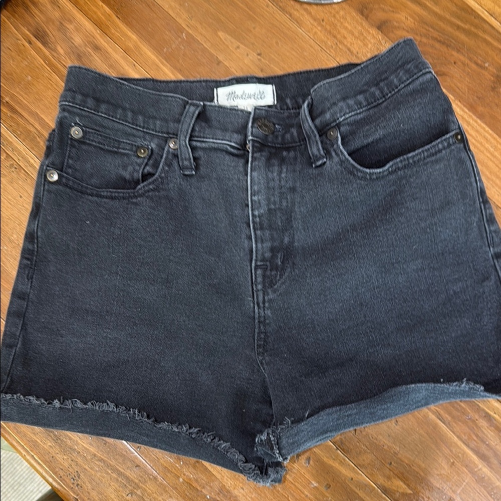 Madewell Women's Dark Denim Jean Shorts